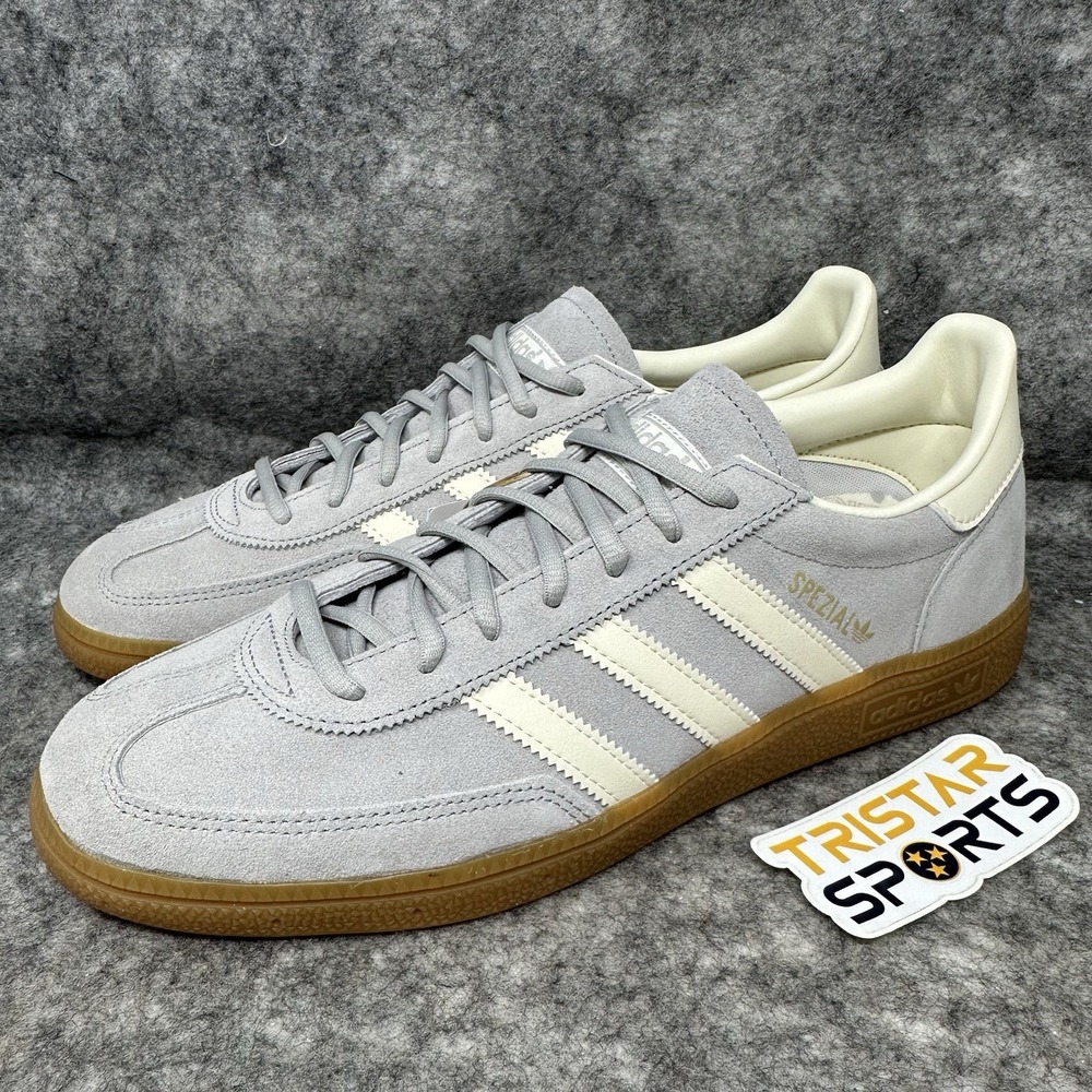 Adidas Originals Handball Spezial Shoes Mens Size 10 Grey Cream Suede IF7086